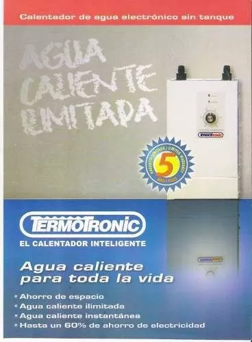 Calentador de agua Eléctrico Termotronic