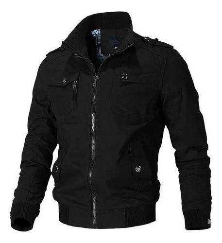 Wb Chaqueta Militar De Algodón De Moda Casual Para Hombre
