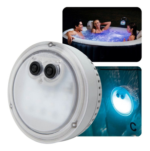 Luz Led Multicolor Con Autogenerador Para Spa Inflable Intex