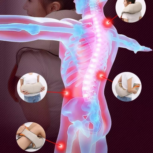 Masajeador Para Hombros Cuello Espalda Relajación Hogar Auto