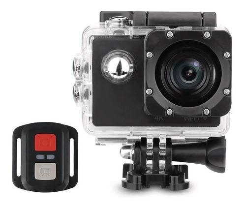 Câmera Filmadora Sport Wifi 4k Com Controle Tomate Mt-1091k
