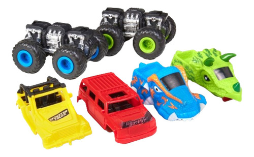 Juego Niños Trocas Monster 7 Piezas Carritos De Juguetes