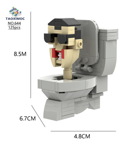 Compatible Con Los Bloques De Construcción De Inodoros Lego Cantidad De Piezas 644
