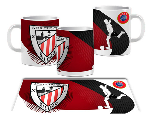 Tazon Equipos Futbol Europeo Athletic Club Bilbao -  Printek