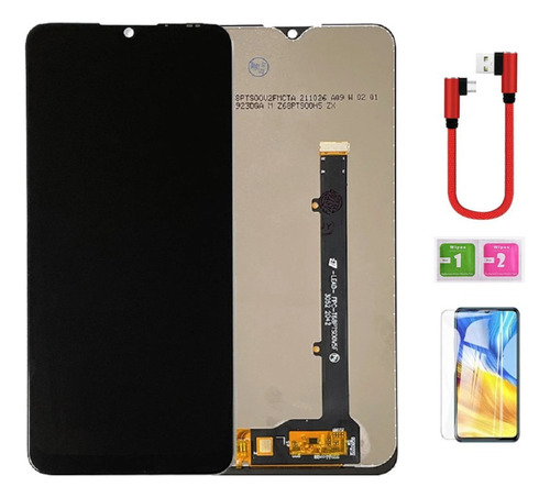 A Pantalla Lcd Con Marco For Zte Blade V2020