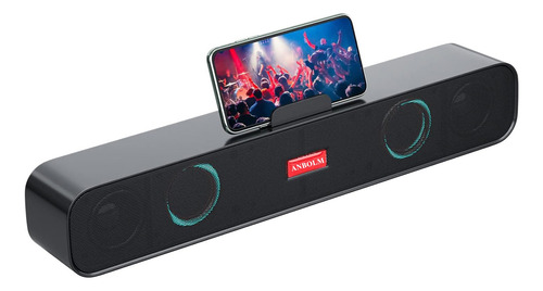 Barra De Sonido Recargable Bocina Bluetooth Portátil Rgb