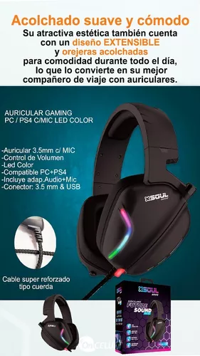 AURICULAR GAMER STREAMERS CRUSH SOUND XH150