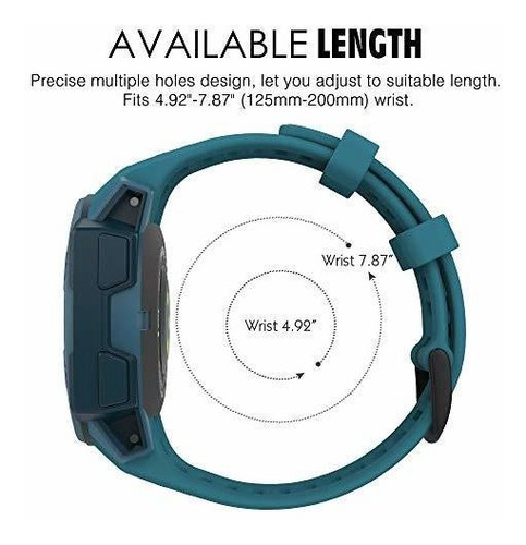 Malla Para Reloj Garmin Instinct - Azul