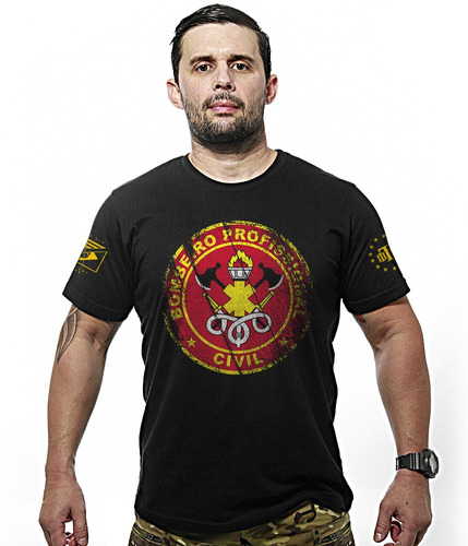 Camiseta Militar Bombeiro Civil Profissional