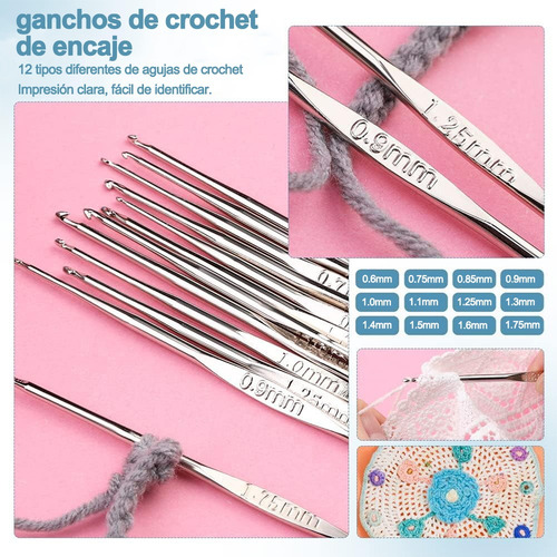 Banna Kit De Costura Y Tejido Que Incluye 12 Hilos 119
