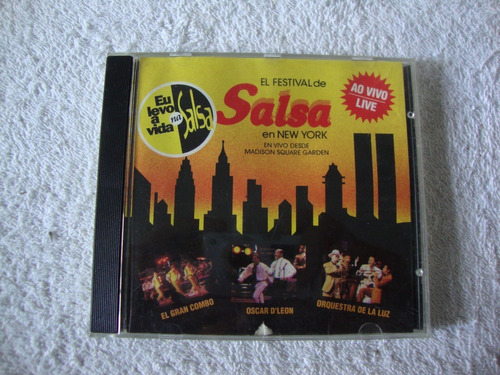 Cd Original El Festival De Salsa Em New York .