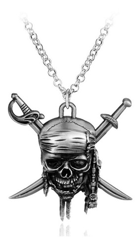 Collar Calavera Piratas Del Caribe