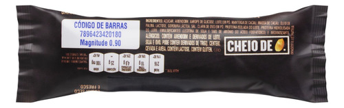 Chocolate Snickers Original Tradicional Pacote 45g Unidade