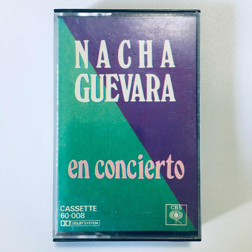 Nacha Guevara En Concierto Cassette Nuevo