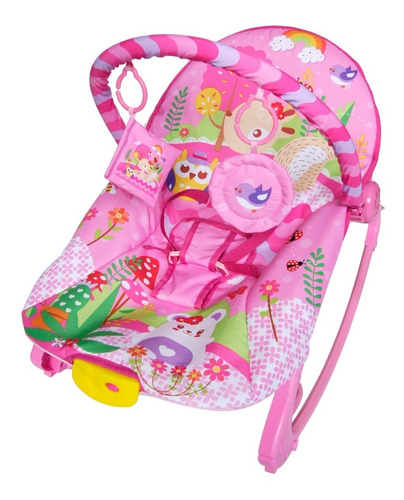 Cadeirinha De Descanso Color Baby Rocker Rosa