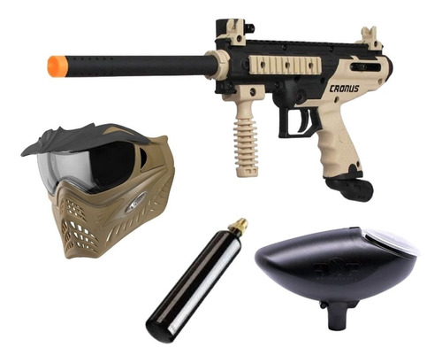 Paquete Tippmann Cronus Basic Careta Hopper Tanque Xtrem P