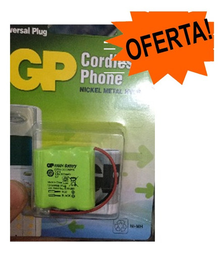 Gp Pila Para Telefono. 3.6 V (300 Mah) - 0103 - 10 Unid