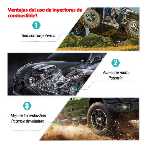 Y1z 4pcs Inyectores De Combustible Para Ford Expedition