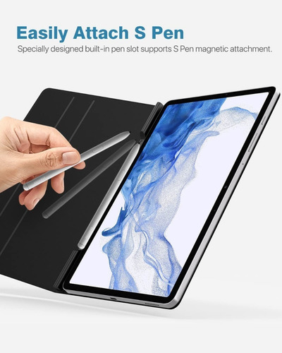 Funda Case Moko Para Galaxy Tab S8 Plus X800 X806 Pen Holder