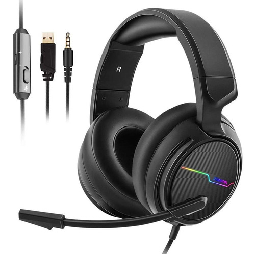 Xiberia Auricular Estéreo Para Juegos Xbox Ps4 Ps5 Uno...