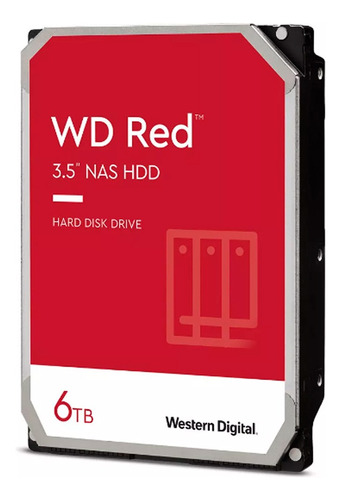 Disco Duro 6tb Western D Sata 3.5'' 5400rpm Red Nas 24/7 New