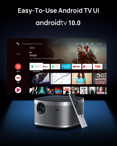 Projetor Xigmi Horizon 1080p Fhd 4k Suportado Por 1500lm And