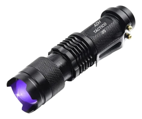 Linterna Led Uv Luz Negra Ultravioleta Inspección De Manchas