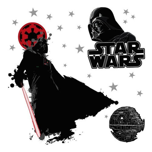 Decoración Cuarto Infantil Star Wars Darth Vader Sticker
