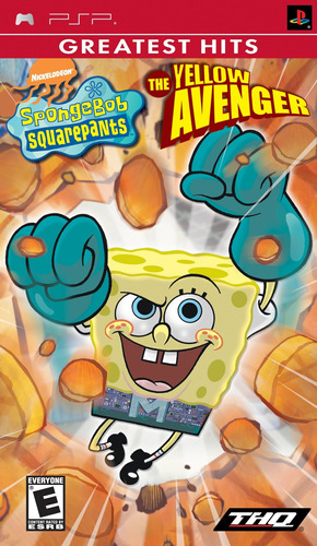 Spongebob Squarepants The Yellow Avenger - Sony Psp