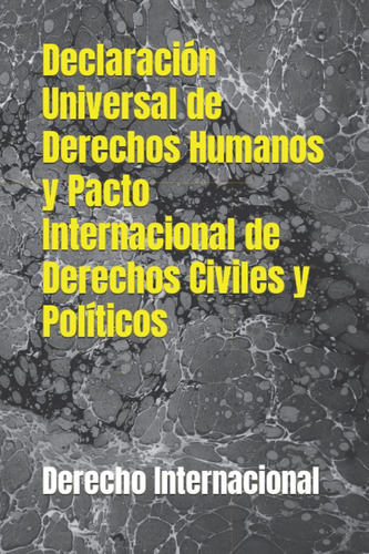 Libro: Declaración Universal De Derechos Humanos Y Pacto De