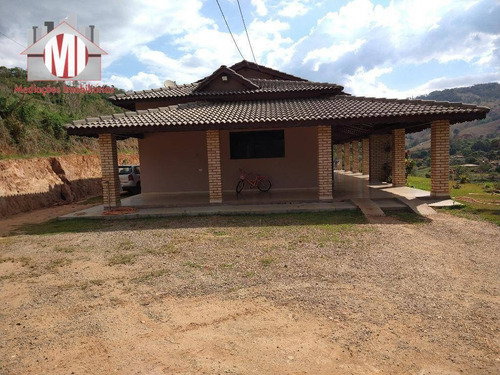 Ótima Chácara Com 03 Dormitórios, Plana, Vista Deslumbrante, Pomar, À Venda, 1600 M² Por R$ 430.000 - Rural - Socorro/sp - Ch0796