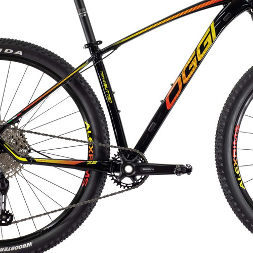 Imagem 5 de 6 de Bicicleta Mtb Oggi 7.2 Deore 11v Aro 29 2022 - Preto Amarelo