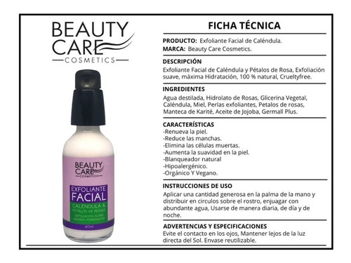 Imagen 3 de 4 de Exfoliante Facial Con Caléndula Y Pétalos De Rosas