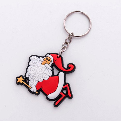 Xj Llavero Navideño De Papá Noel, 5 Piezas