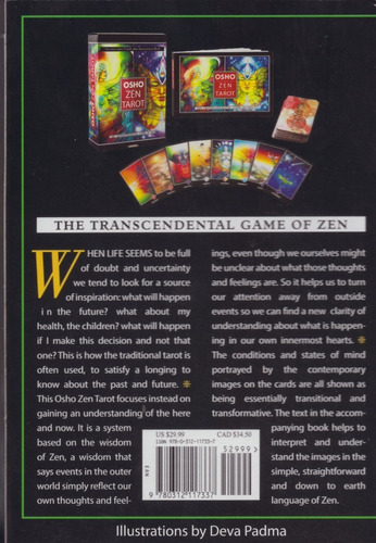 Osho Zen Tarot: The Transcendental Game Of Zen, De Ma Deva Padma. Editorial St. Martin's Press En Inglés