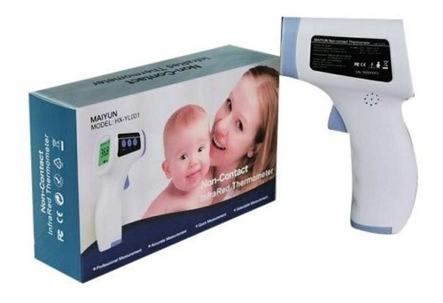 Imagen 2 de 5 de Termómetro Laser Infrarrojo Para Humanos A Distancia Maiyun