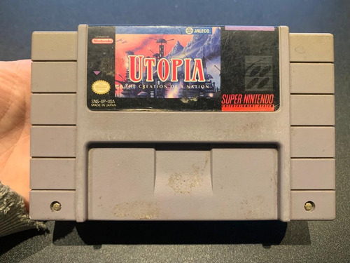 Utopia: The Creation Of A Nation Snes Cartucho