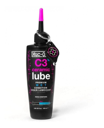 Lubricante Muc-off C3 Ceramic Wet Lube (humedo) 120ml