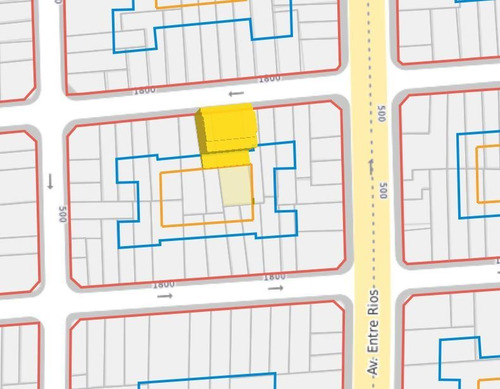 Imagen 2 de 6 de Lote De 850 M2 - 20 Metros De Frente - Balvanera - Venta - 4500 Metros De Incidencia.
