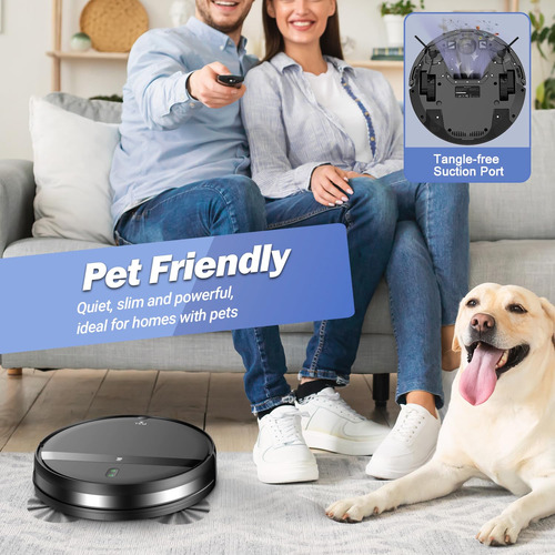 Robot Aspirador Y Trapeador Combinado Wifi Alexa Mmg