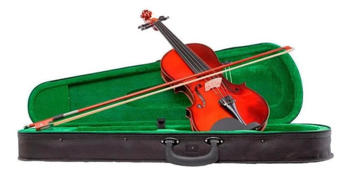 Violino estudantil Klingt FT-v11 de 1/2 cor de café