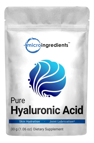 Ácido Hialurónico Puro En Polvo Microingredients 30