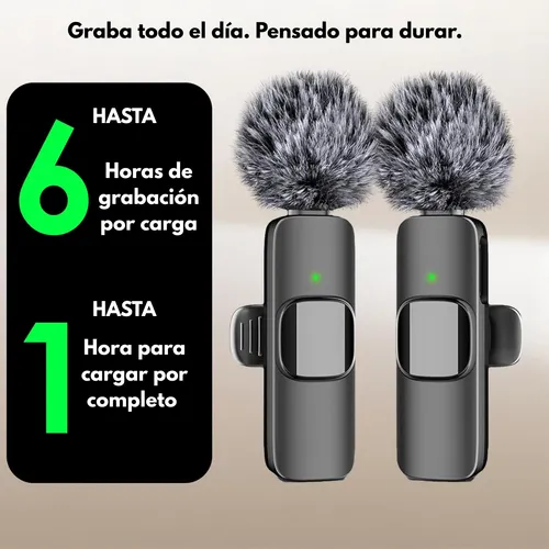 Micrófono Corbatero Inalambrico iPhone Android Usb C 2u