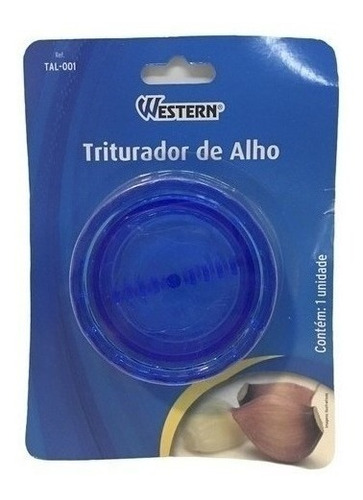 Triturador Socador Espremedor De Alho Western - Azul