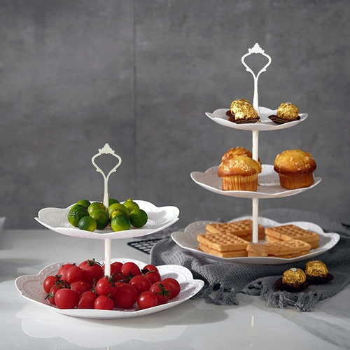 Flyairtech Soporte De 3 Niveles Para Cupcakes, Soporte De Pl