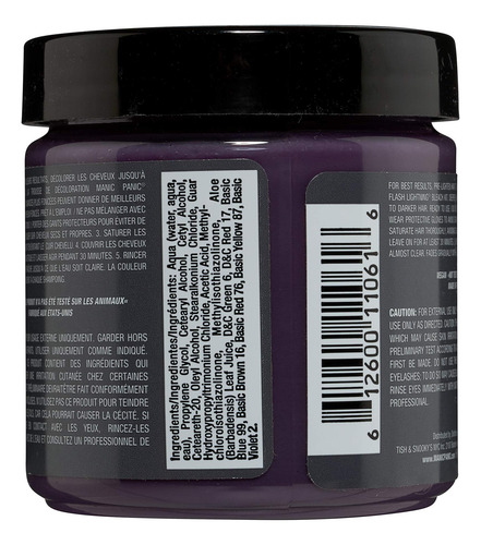 Tinte Para El Cabello Manic Panic Classic Infra Red Deep Cao