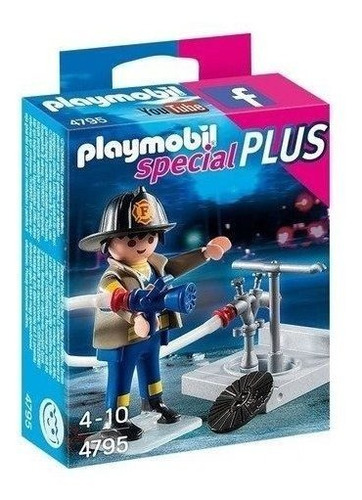 Playmobil Bombero Con Manguera 4795