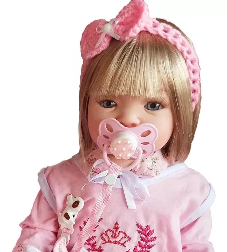 Boneca Bebe Reborn Barata Menina Princesa Enxoval - USA Magazine