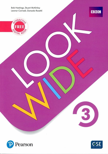 Look Wide 3 - Student's Book + Workbook, de CORRADI, LEONOR. Editorial Pearson, tapa blanda en inglés internacional, 2018