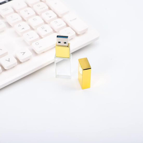 Laak 8 Gb Nuevo Cristal Transparente Rectángulo Unidad Flash